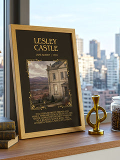Lesley Castle Minimalist Book Poster by Jane Austen – image 3