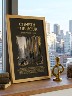 Cometh The Hour Minimalist Book Poster by Jeffrey Archer – image 3