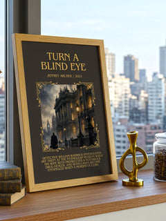 Turn A Blind Eye Minimalist Book Poster by Jeffrey Archer – image 3