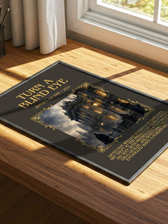 Turn A Blind Eye Minimalist Book Poster by Jeffrey Archer – image 4