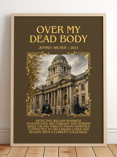 Over My Dead Body Minimalist Book Poster by Jeffrey Archer – image 2