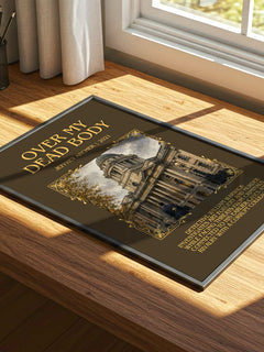 Over My Dead Body Minimalist Book Poster by Jeffrey Archer – image 4