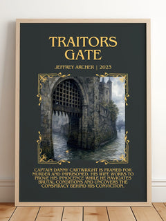 Traitors Gate Minimalist Book Poster by Jeffrey Archer – image 2
