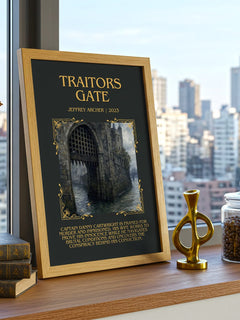 Traitors Gate Minimalist Book Poster by Jeffrey Archer – image 3