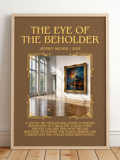 The Eye Of The Beholder Minimalist Book Poster by Jeffrey Archer – image 2