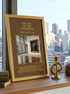 The Eye Of The Beholder Minimalist Book Poster by Jeffrey Archer – image 3