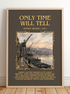 Only Time Will Tell Minimalist Book Poster by Jeffrey Archer – image 2