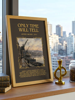 Only Time Will Tell Minimalist Book Poster by Jeffrey Archer – image 3