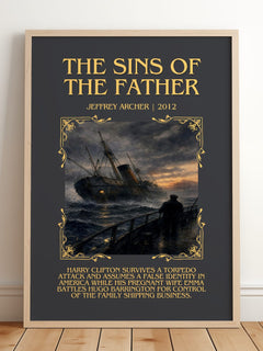 The Sins Of The Father Minimalist Book Poster by Jeffrey Archer – image 2