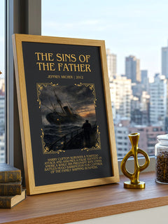 The Sins Of The Father Minimalist Book Poster by Jeffrey Archer – image 3