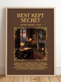 Best Kept Secret Minimalist Book Poster by Jeffrey Archer – image 2