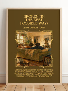 Broken (In The Best Possible Way) Minimalist Book Poster by J. Lawson – image 2