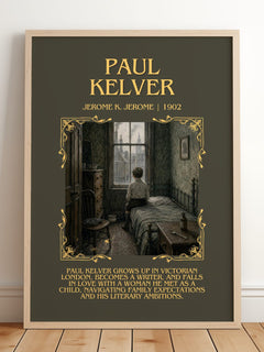Paul Kelver Minimalist Book Poster by Jerome K. Jerome – image 2