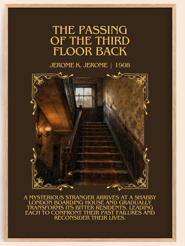 Passing Of The Third Floor Back Minimalist Book Poster by J. Jerome