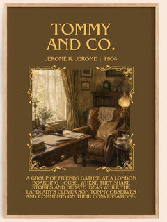 Tommy And Co. Minimalist Book Poster by Jerome K. Jerome – image 1