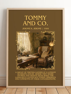 Tommy And Co. Minimalist Book Poster by Jerome K. Jerome – image 2