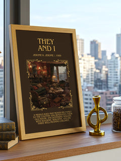 They And I Minimalist Book Poster by Jerome K. Jerome – image 3