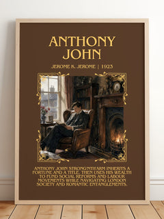 Anthony John Minimalist Book Poster by Jerome K. Jerome – image 2