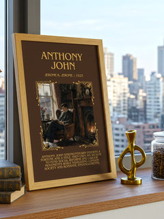 Anthony John Minimalist Book Poster by Jerome K. Jerome – image 3
