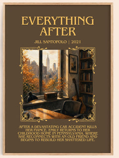 Everything After Minimalist Book Poster by Jill Santopolo – image 1