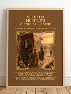 Wilhelm Meister'S Apprenticeship Minimalist Book Poster by J. Goethe – image 2