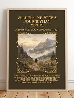 Wilhelm Meister'S Journeyman Years Minimalist Book Poster by J. Goethe – image 2