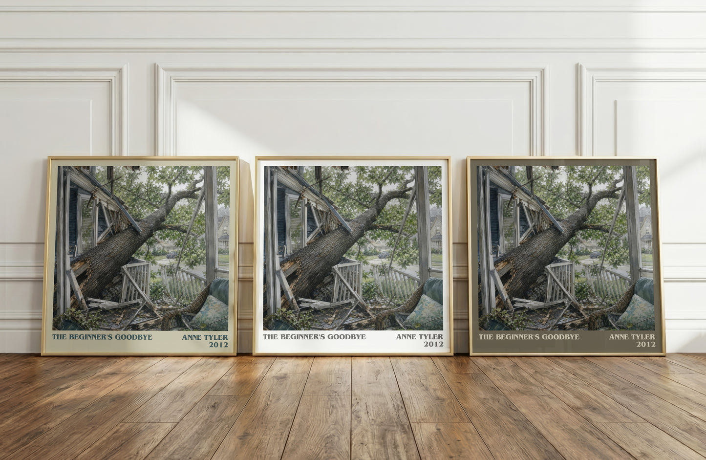 The Beginner'S Goodbye literary art print colour and style options – Anne Tyler book art
