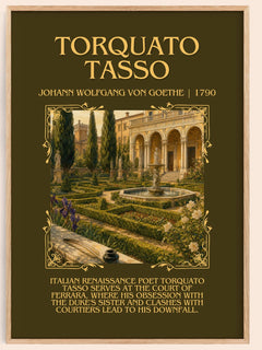 Torquato Tasso Minimalist Book Poster by Johann Wolfgang Von Goethe – image 1