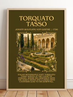 Torquato Tasso Minimalist Book Poster by Johann Wolfgang Von Goethe – image 2