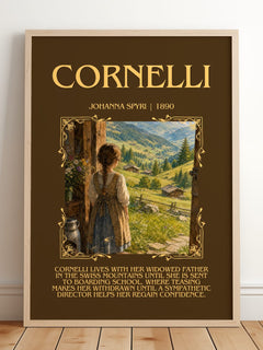 Cornelli Minimalist Book Poster by Johanna Spyri – image 2