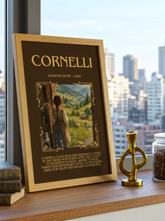 Cornelli Minimalist Book Poster by Johanna Spyri – image 3