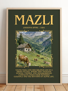 Mazli Minimalist Book Poster by Johanna Spyri – image 2