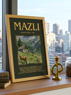 Mazli Minimalist Book Poster by Johanna Spyri – image 3