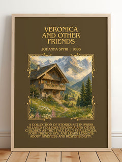 Veronica And Other Friends Minimalist Book Poster by Johanna Spyri – image 2
