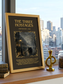 The Three Hostages Minimalist Book Poster by John Buchan – image 3