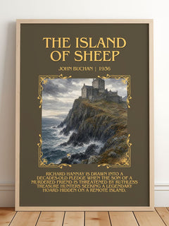 The Island Of Sheep Minimalist Book Poster by John Buchan – image 2