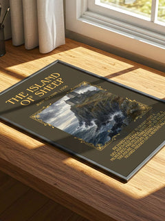 The Island Of Sheep Minimalist Book Poster by John Buchan – image 4