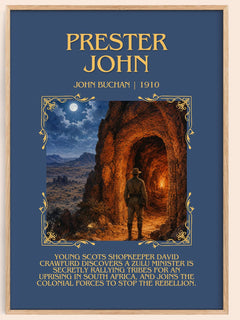 Prester John Minimalist Book Poster by John Buchan – image 1