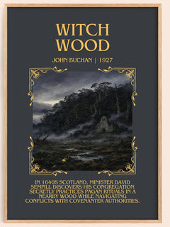 Witch Wood Minimalist Book Poster by John Buchan – image 1