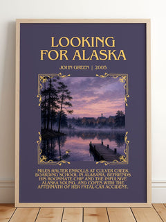 Looking For Alaska Minimalist Book Poster by John Green – image 2
