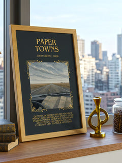 Paper Towns Minimalist Book Poster by John Green – image 3