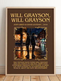 Will Grayson, Will Grayson Minimalist Book Poster by J. Levithan – image 2