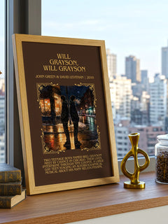 Will Grayson, Will Grayson Minimalist Book Poster by J. Levithan – image 3