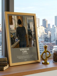 Vinegar Girl bookish poster colour and style options – Anne Tyler book art