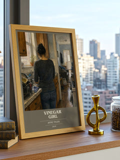 Vinegar Girl book cover poster colour and style options – Anne Tyler book art