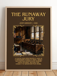 The Runaway Jury Minimalist Book Poster by John Grisham – image 2