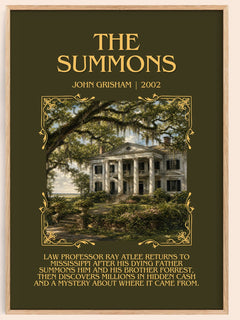 The Summons Minimalist Book Poster by John Grisham – image 1