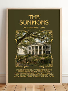 The Summons Minimalist Book Poster by John Grisham – image 2
