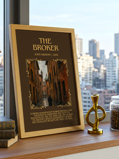 The Broker Minimalist Book Poster by John Grisham – image 3