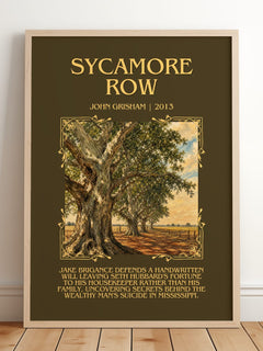 Sycamore Row Minimalist Book Poster by John Grisham – image 2